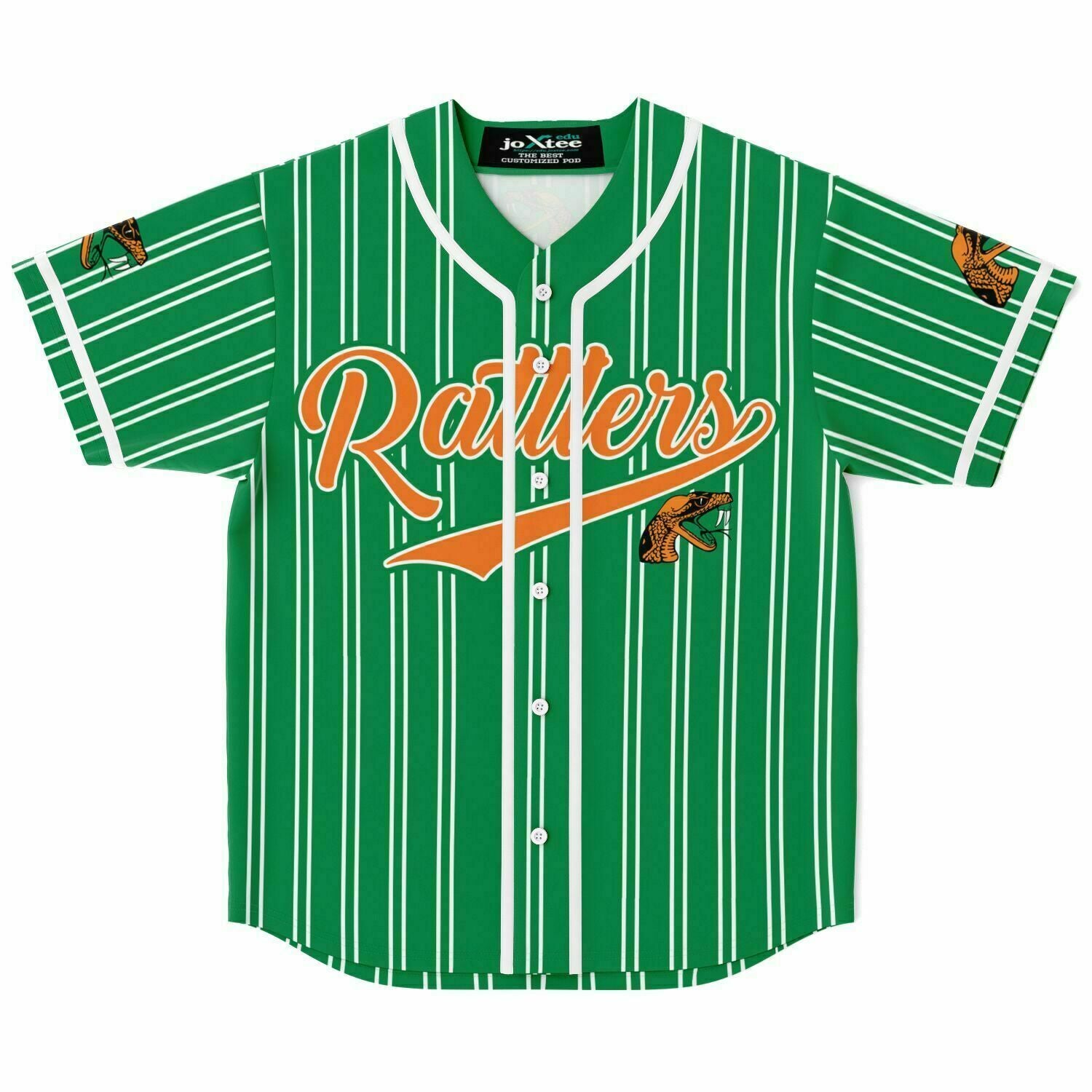 Rattlers custom baseball jersey EDU2553