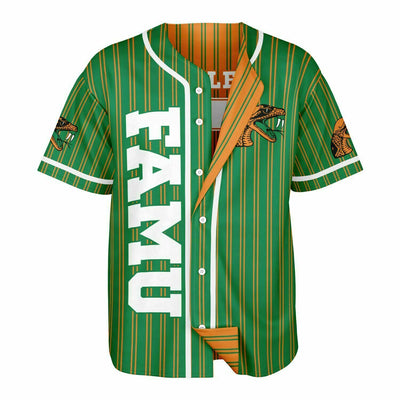 Famu Rattlers Reversible Baseball Jersey v2146