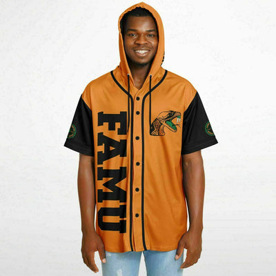 Famu Rattlers Hooded Baseball Jersey - AOP v6625