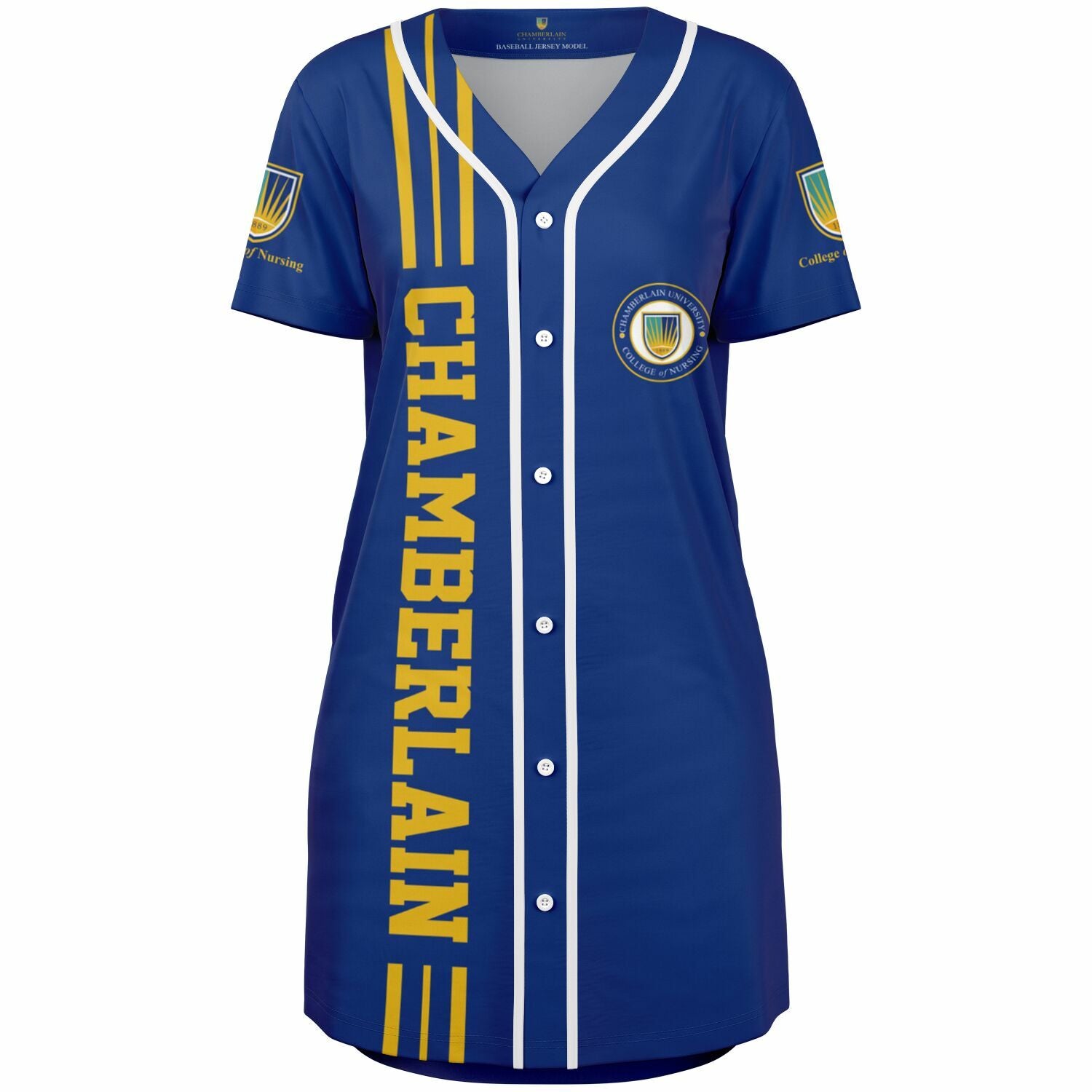 Chamberlain Baseball Jersey Dress v6699