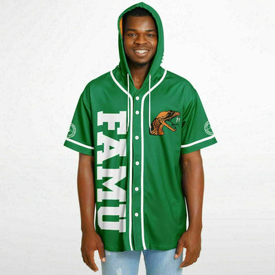 Famu Rattlers Hooded Baseball Jersey - AOP v6629