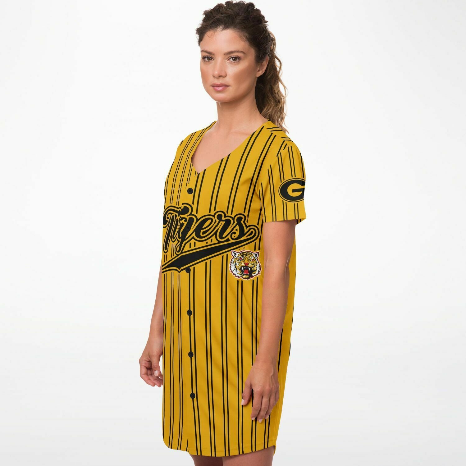 Grambling Tigers baseball jersey dress v4332