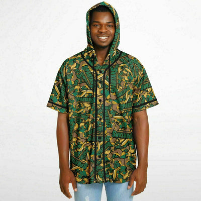 Norfolk State Spartans Hooded Baseball Jersey - AOP v6623