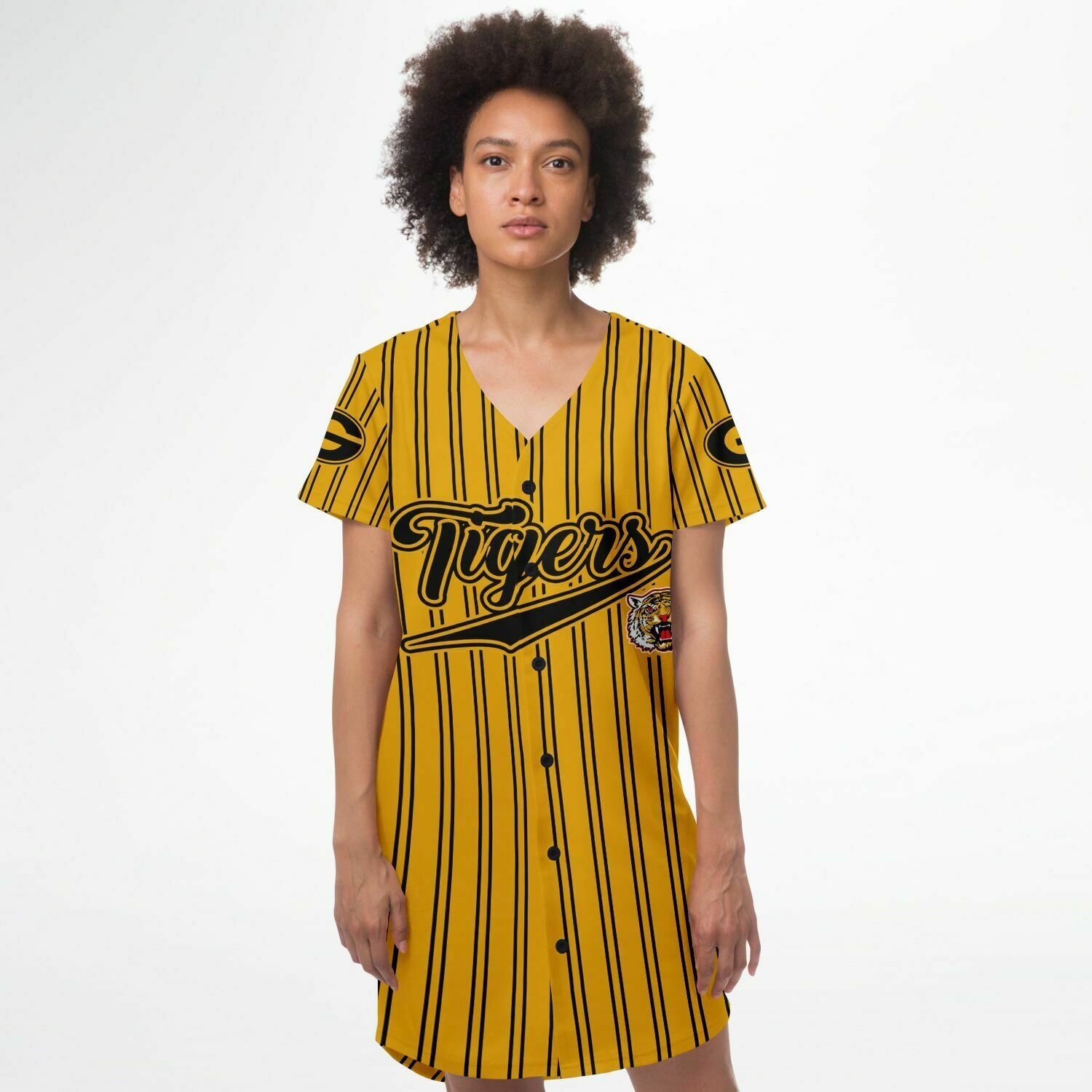 Grambling Tigers baseball jersey dress v4329 - joxtee