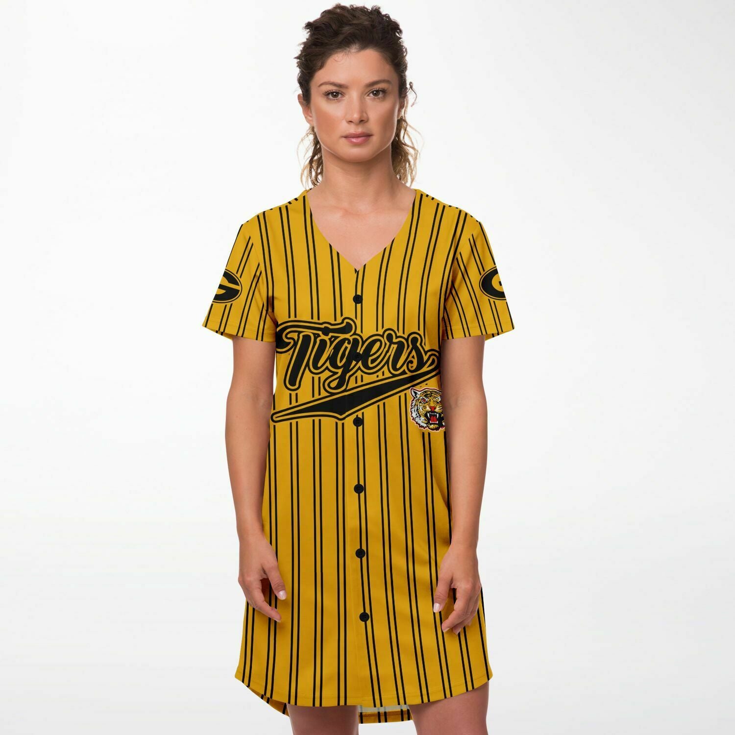 Grambling Tigers baseball jersey dress v4332 - joxtee