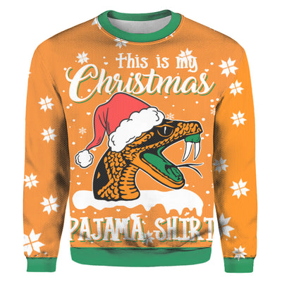 Famu Rattlers My Christmas Sweater Full AOP v3151Kids & Adult)