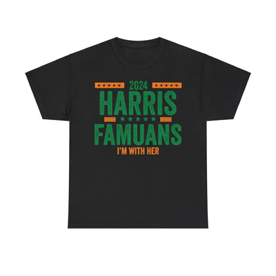 Kamala Harris Famu Famuans I'm With Her 2024 Unisex T-Shirt