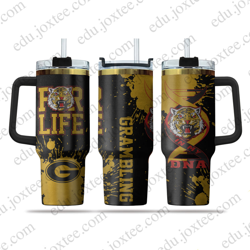 Grambling 40oz Golden Tumbler– Printed v6689