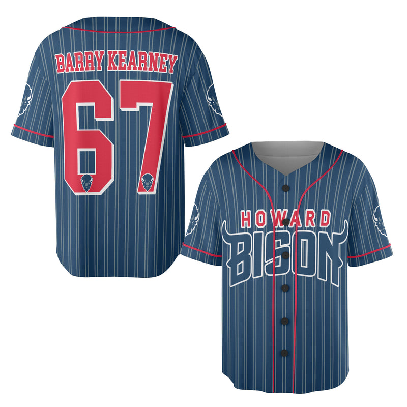 Howard Bison  Baseball Jersey All-Over-Print v1322