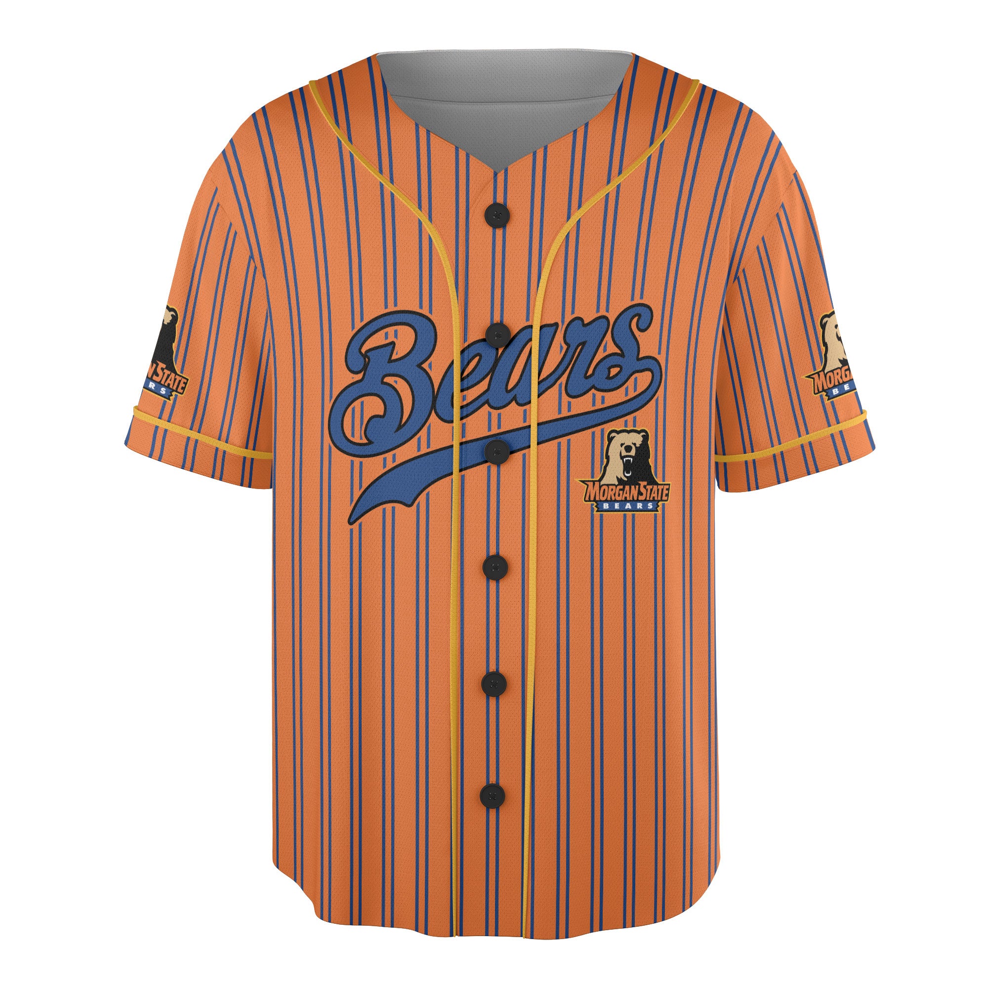 Morgan State Bears Baseball Jersey All-Over-Print - joxtee