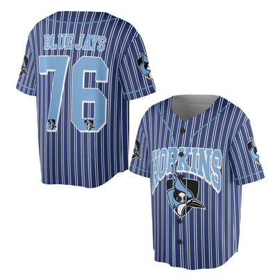 Johns Hopkins Blue Jays  Baseball Jersey All-Over-Print v1524