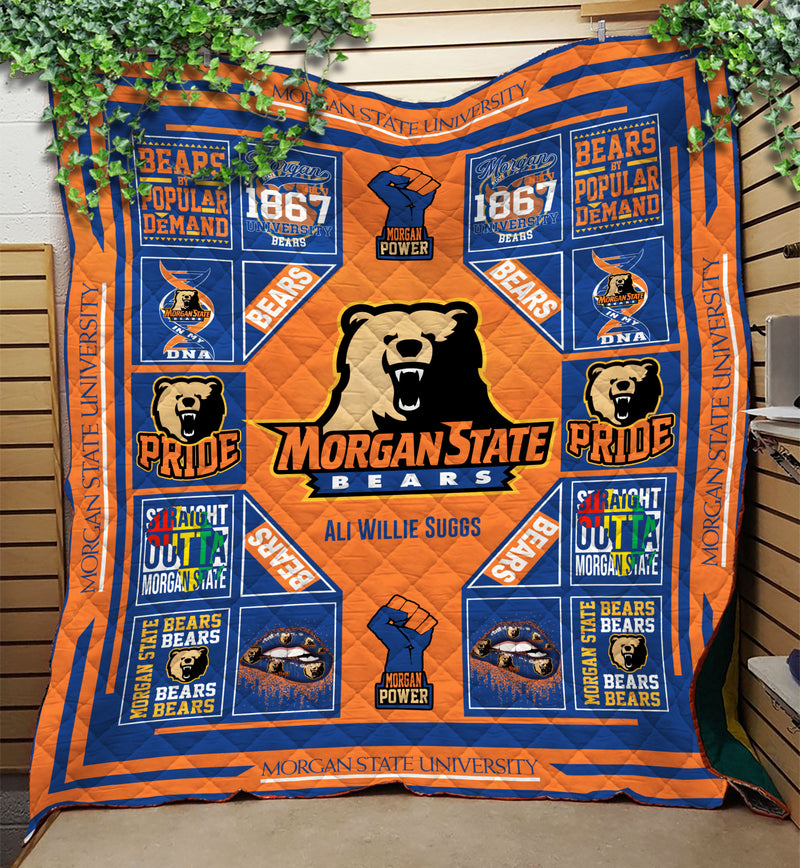 Morgan State Bears Quilt Blanket v1351