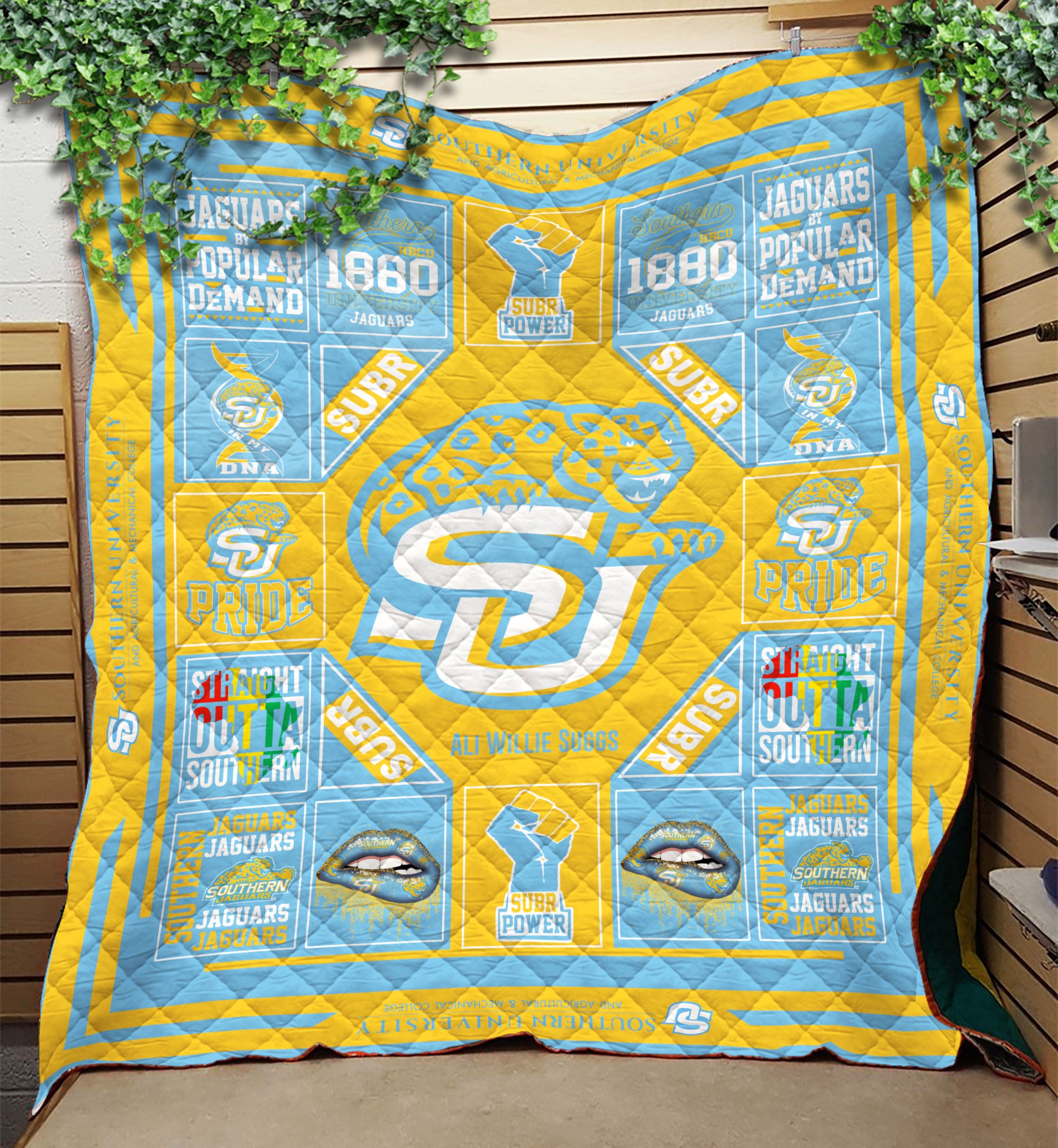 Southern Jaguars Quilt Blanket v1215