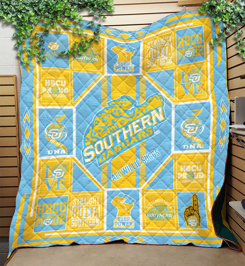 Southern Jaguars Quilt Blanket v1218