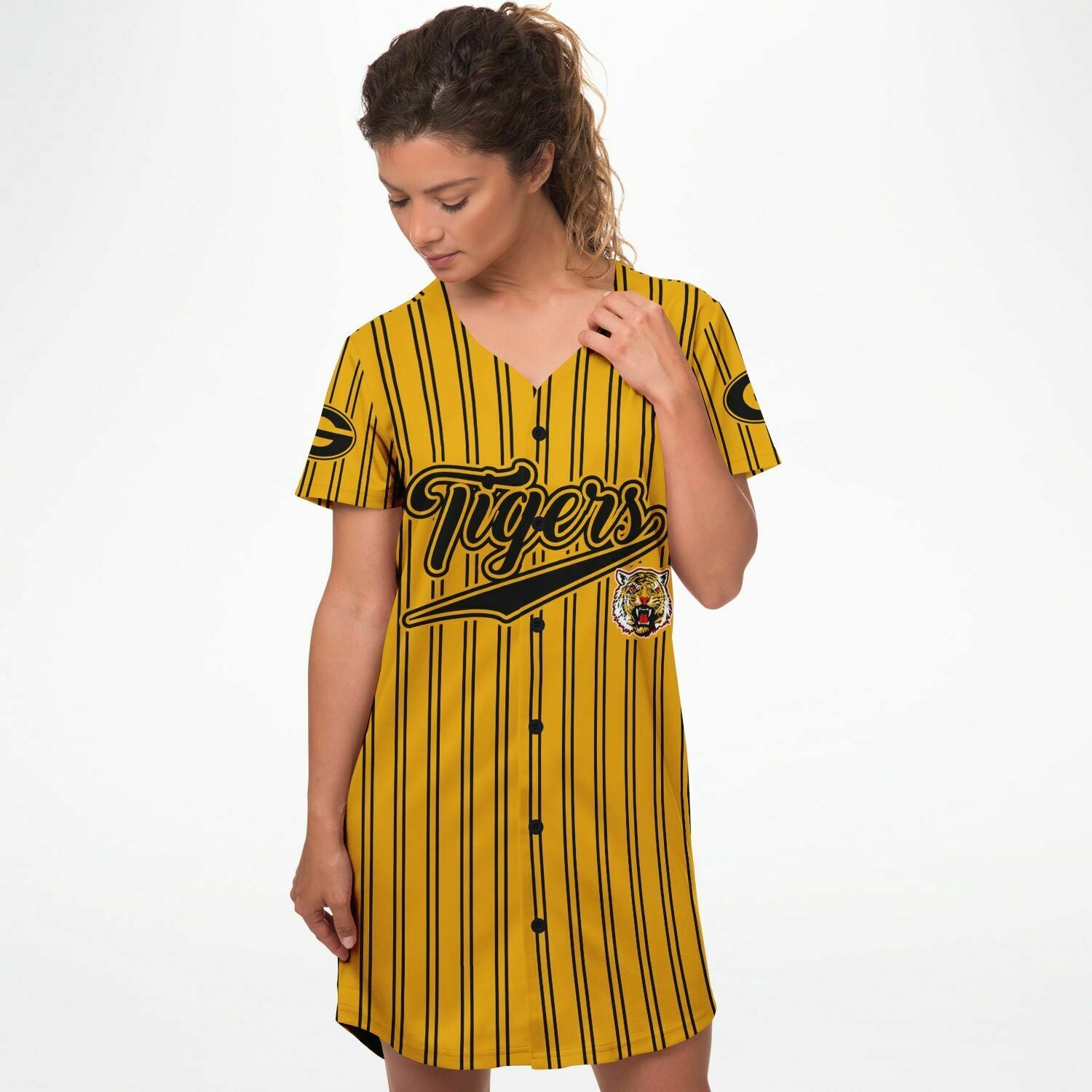 Grambling Tigers baseball jersey dress v4332 - joxtee