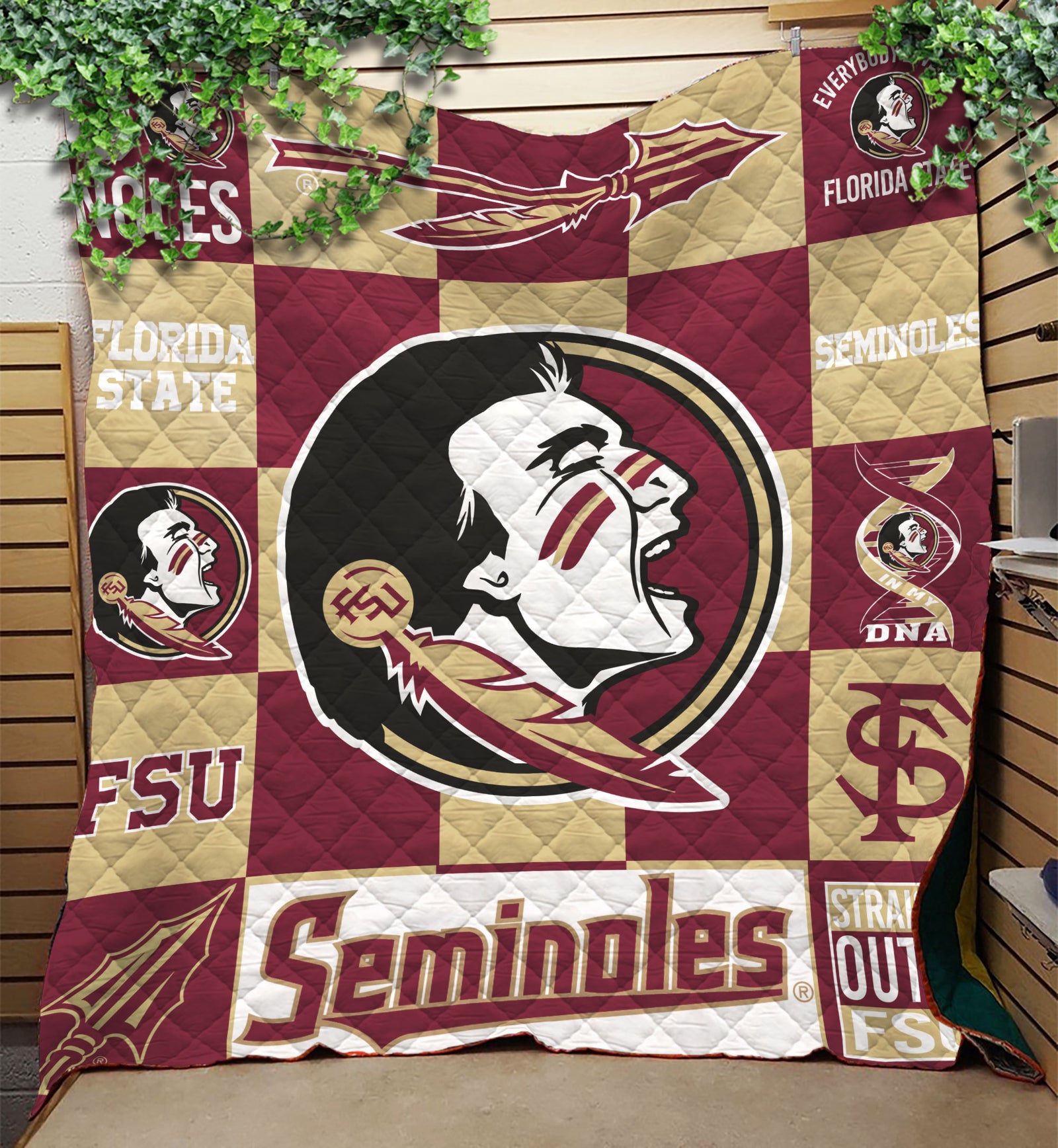 FSU Florida State Seminoles - Quilt Blanket v6654