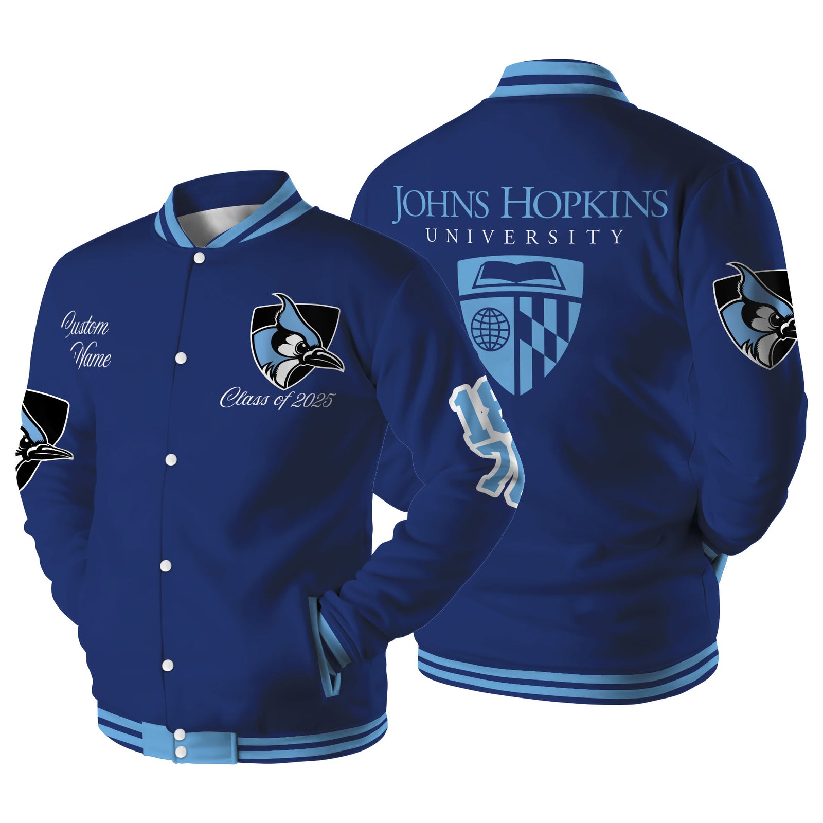 Johns Hopkins Custom & Class Baseball Jacket v6712