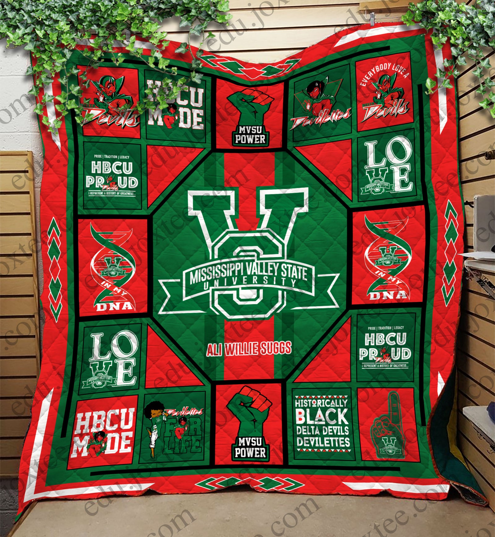 Mvsu Quilt Blanket v6651