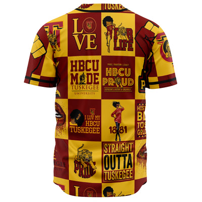 Tuskegee baseball jersey v753