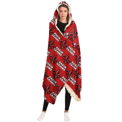 UL Lafayette Hooded Blanket