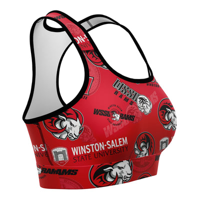 Wssu Rams Sport Bra v119