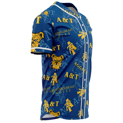 NC A&T Aggies baseball jersey v970