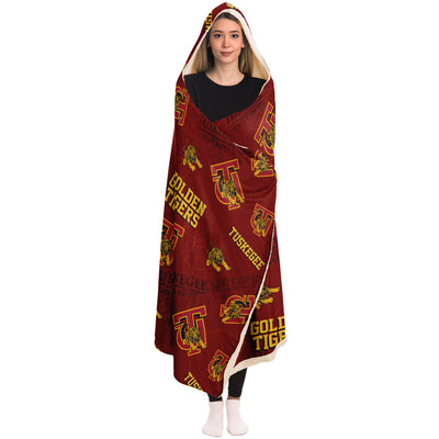 Tuskegee hooded blanket v762