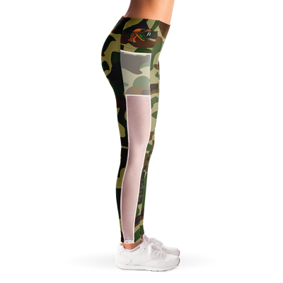 Famu Camo Mesh Pocket Legging