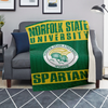 Nsu Norfolk State Spartans Microfleece Blanket v1106