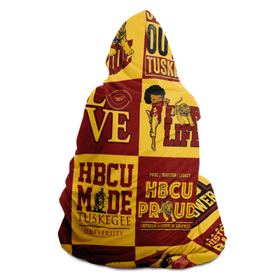 Tuskegee hooded blanket v761