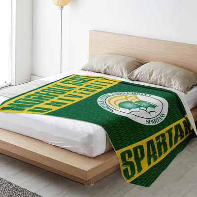 Nsu Norfolk State Spartans Microfleece Blanket v1106