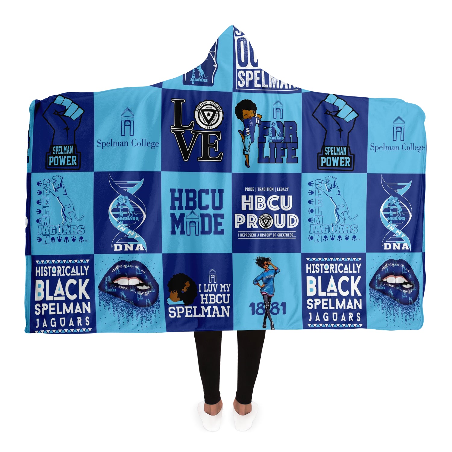 Spelman hooded blanket v949