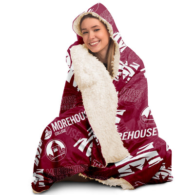 Morehouse hooded blanket v744