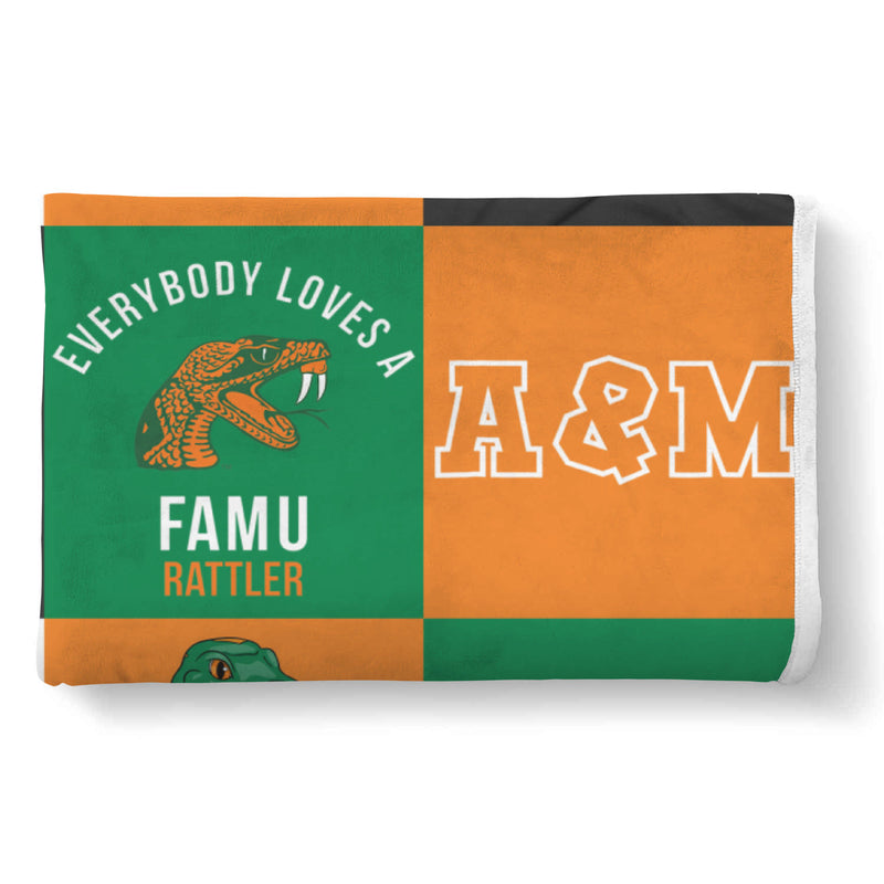 Famu Rattlers - sherpa blanket