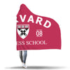 hvard business hooded blanket