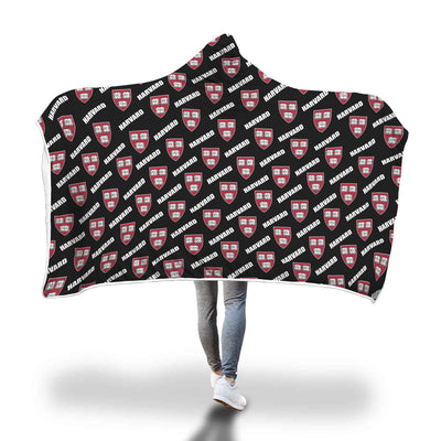 harvard hooded blanket