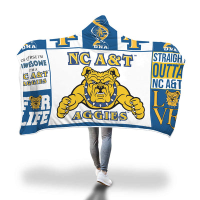 NCAT Cool 3d hooded blanket