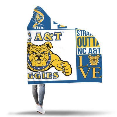 NCAT Cool 3d hooded blanket