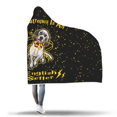 English Setter Hooded Blanket