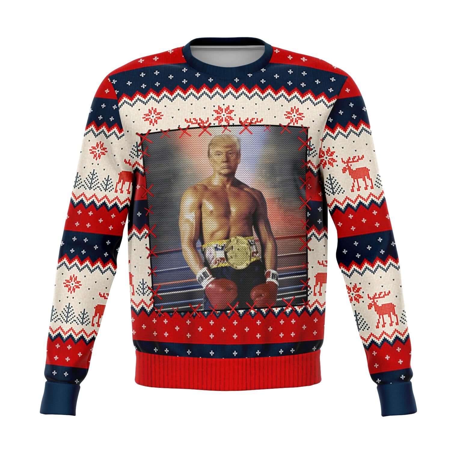 trump aop sweater ugly