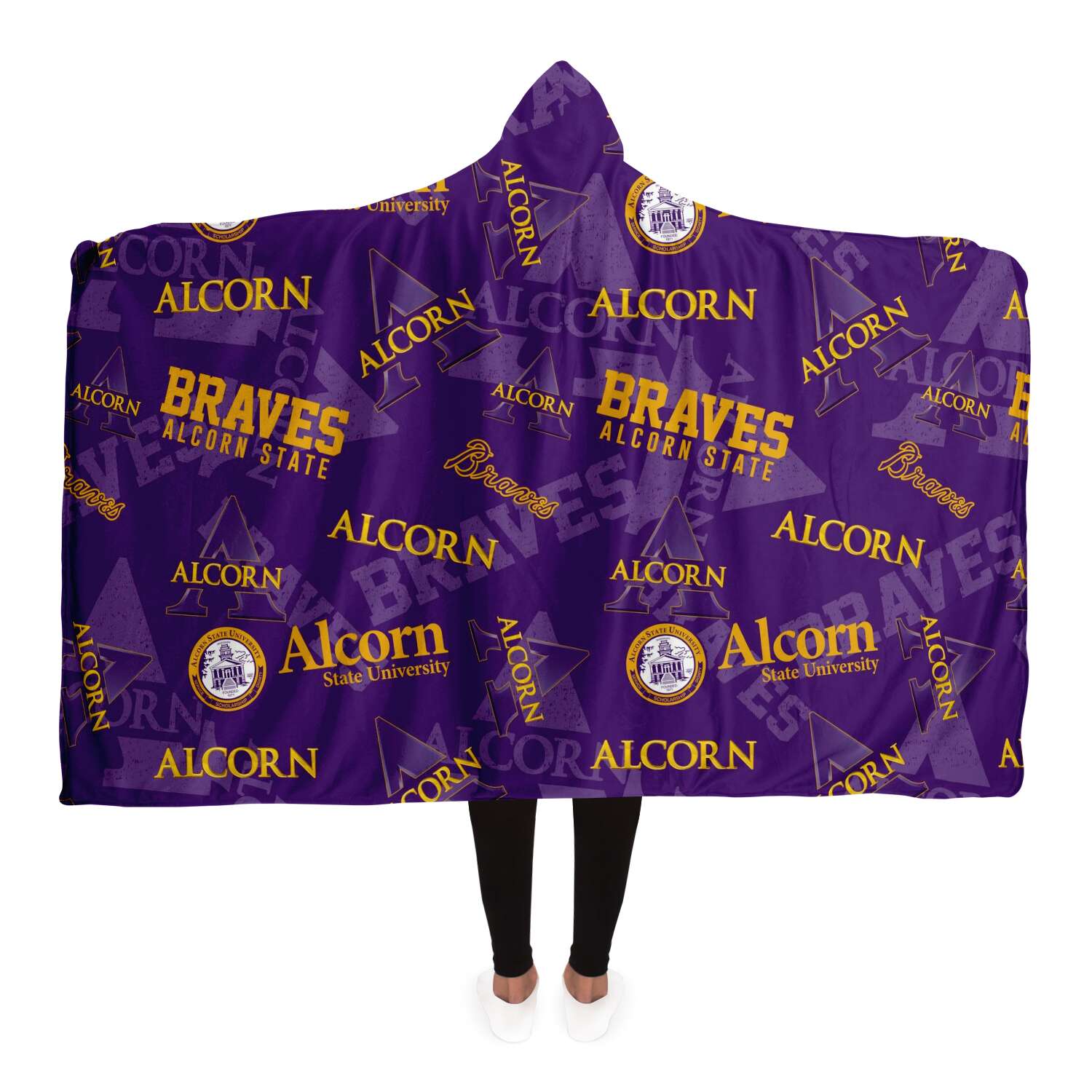 Alcorn Hooded Blanket v1151