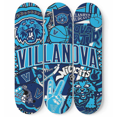 villanova 3 Skateboard Wall