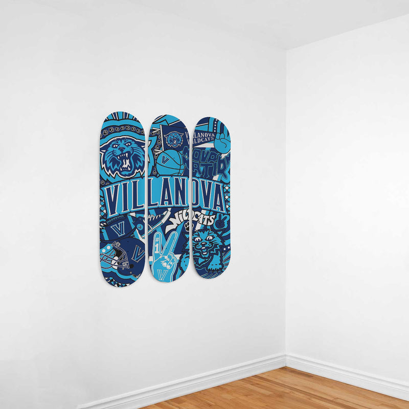 villanova 3 Skateboard Wall