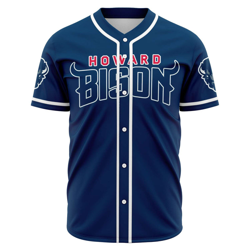 Howard Bison Baseball Jersey All-Over Print