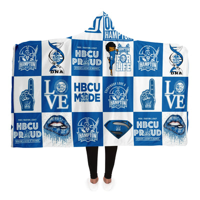 Hampton Pirates Hooded Blanket v72