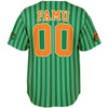 Rattlers custom baseball jersey Green Famu 00