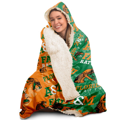 Famu hooded blanket v852