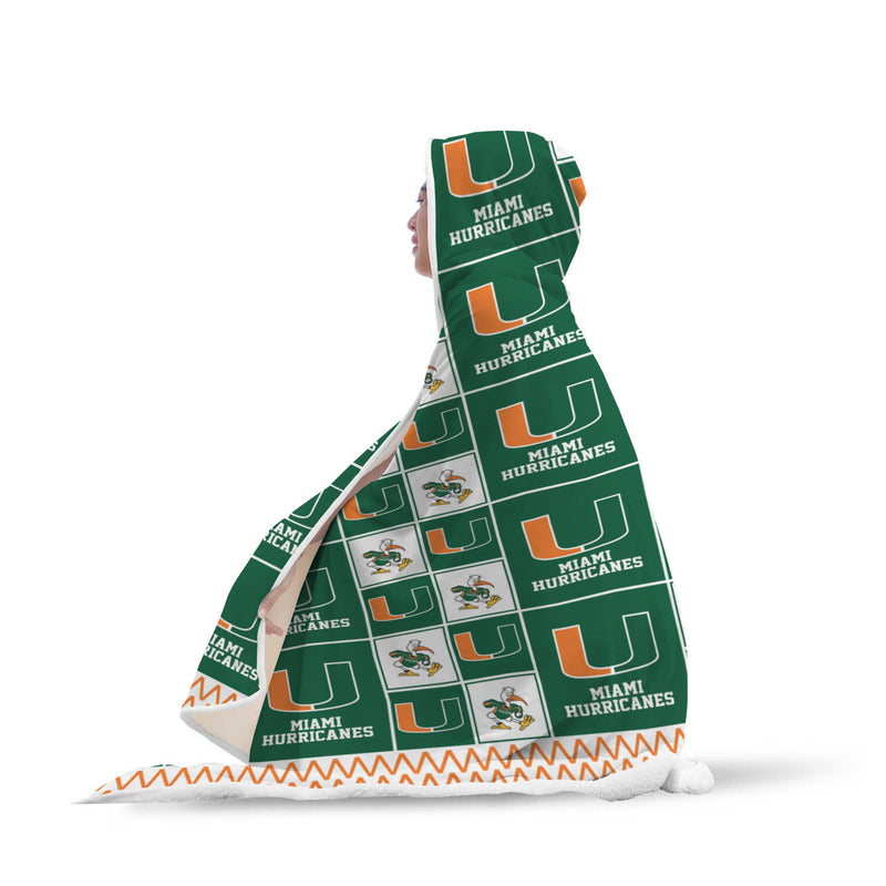 Hooded Blanket - Miami Hurricanes