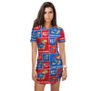 AOP T-Shirt Dress Kansas Jayhawks