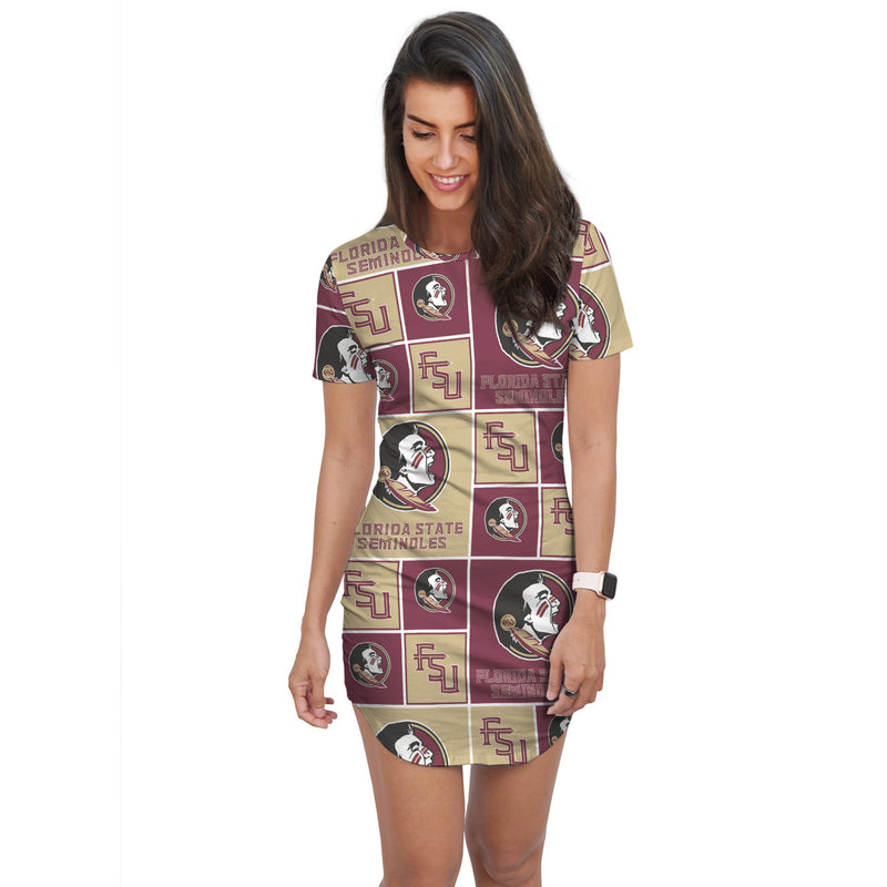 FSU AOP T-Shirt Dress